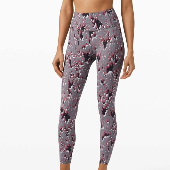 Lululemon Fast and Free High-Rise Tight 28 Floral Flux Multi - Picture 1 of 5